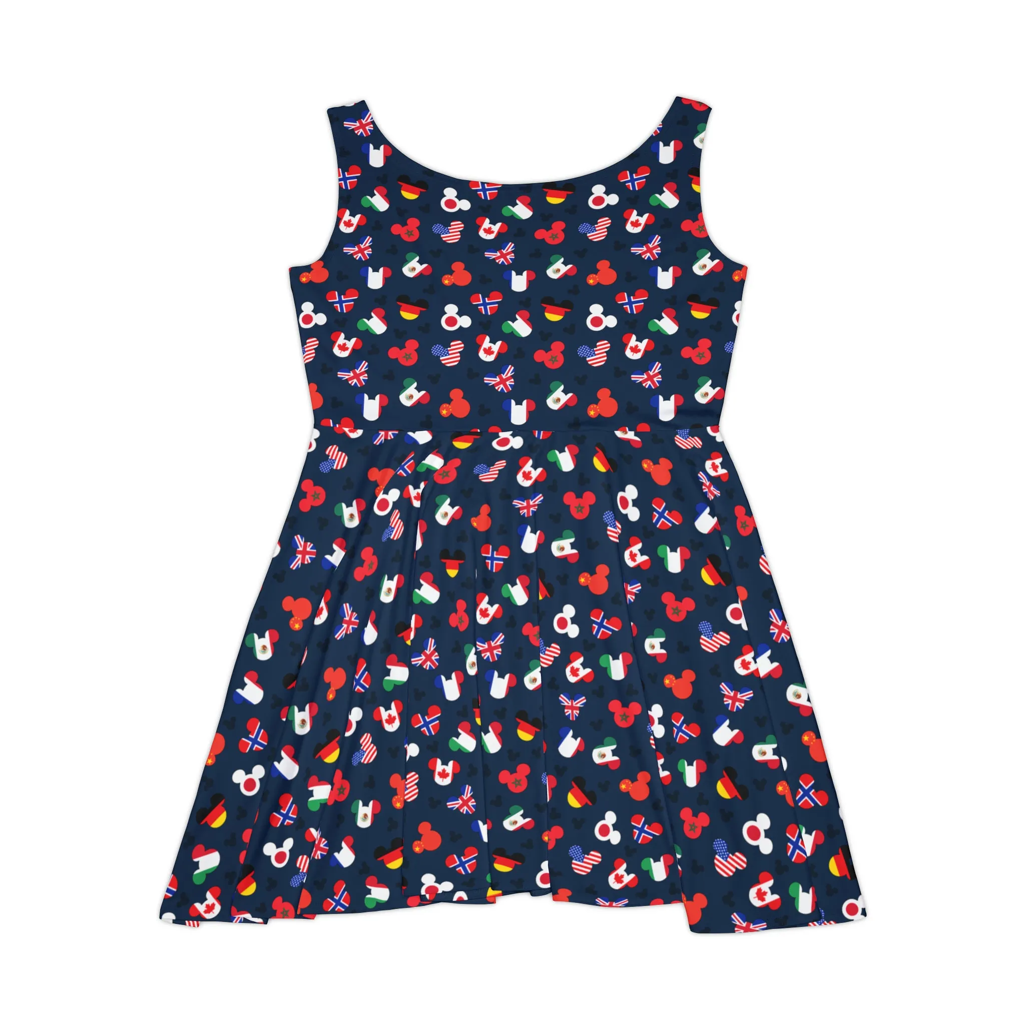 Mickey Flags Women's Skater Dress