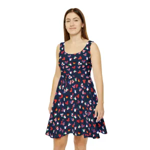 Mickey Flags Women's Skater Dress