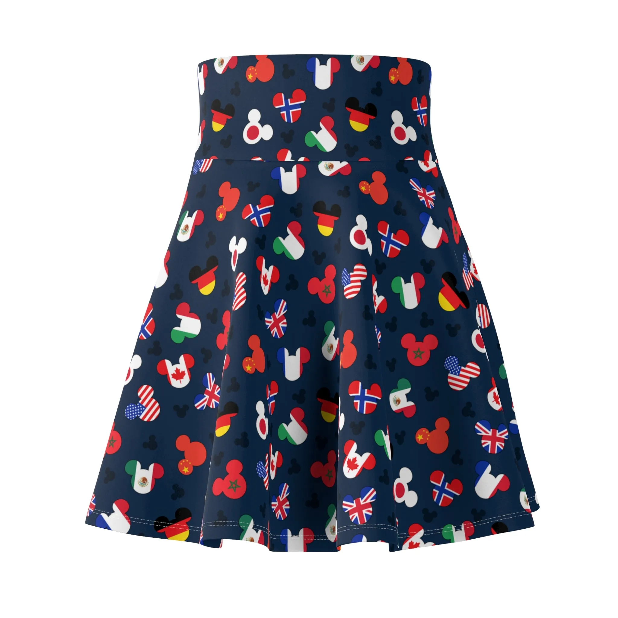 Mickey Flags Women's Skater Skirt