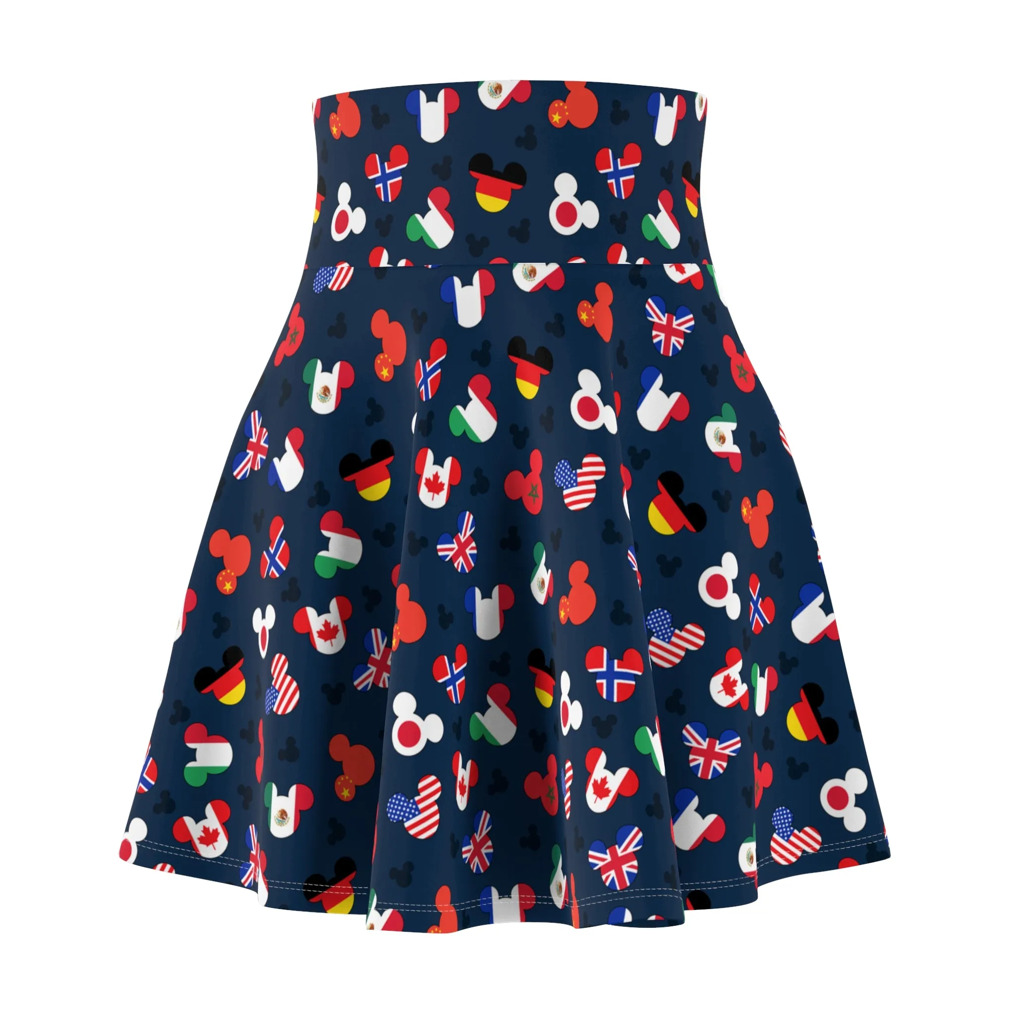 Mickey Flags Women's Skater Skirt