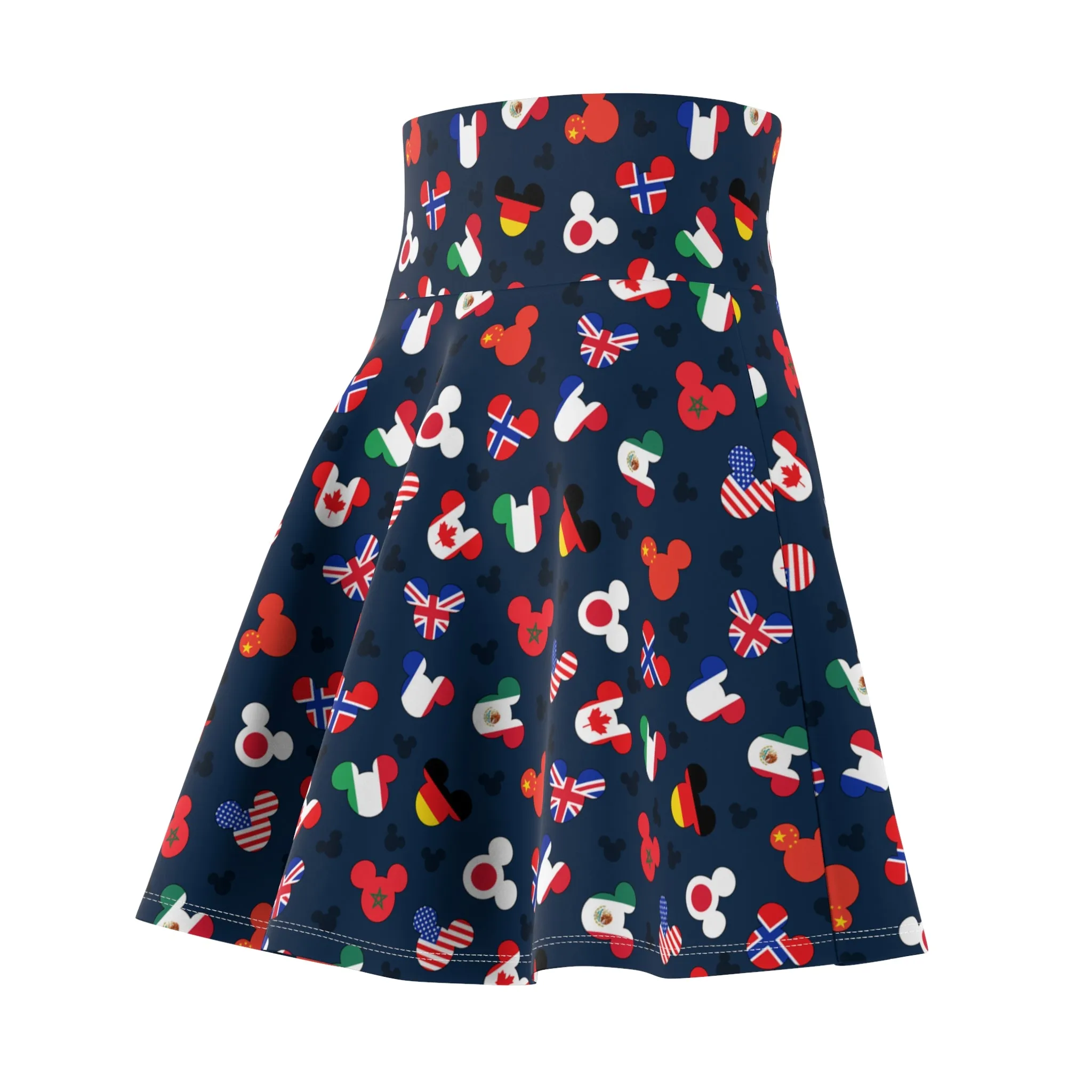 Mickey Flags Women's Skater Skirt