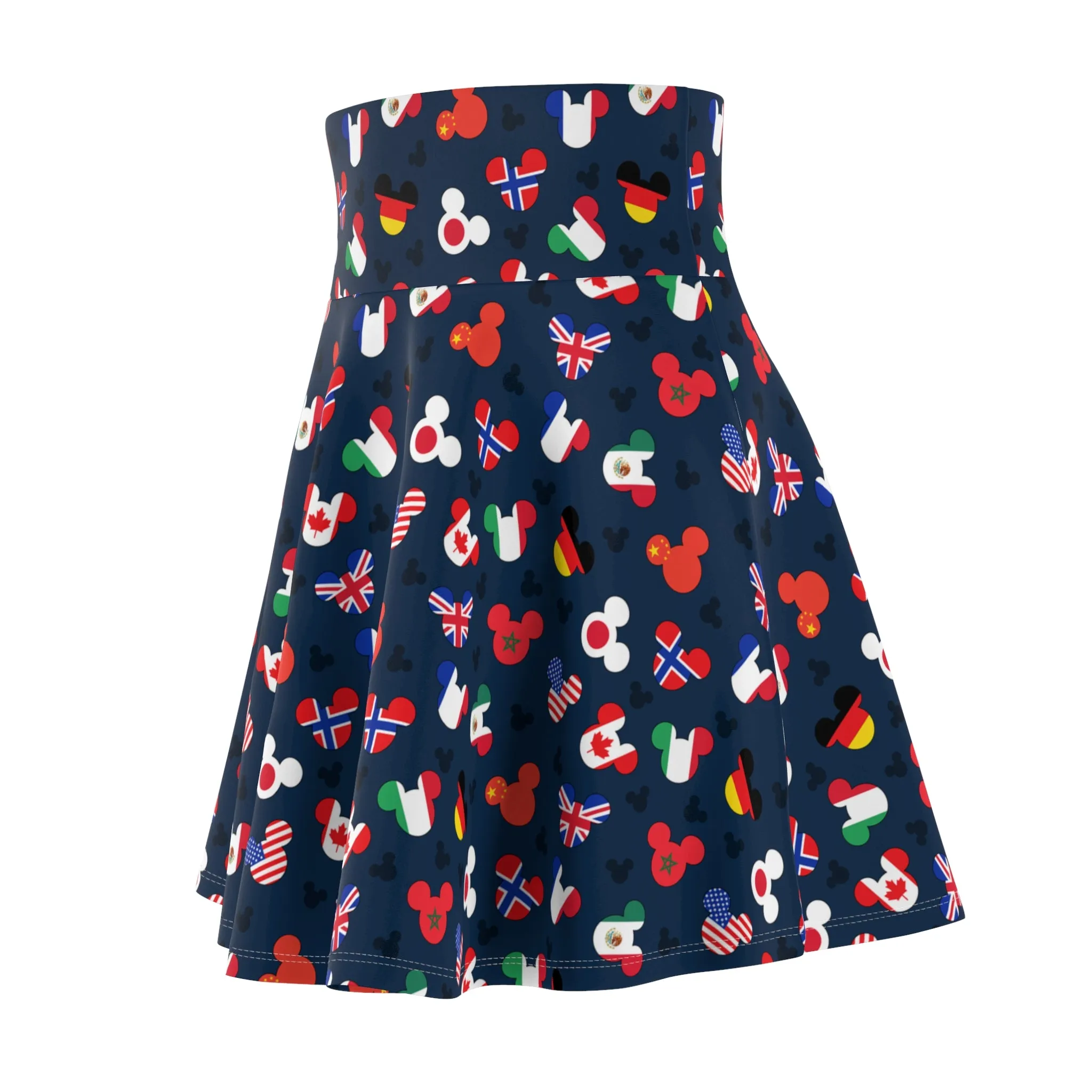 Mickey Flags Women's Skater Skirt