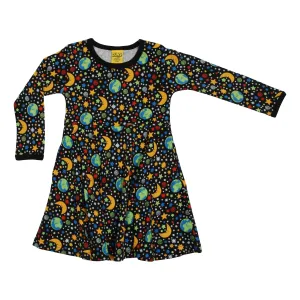 Mini Mother Earth Long Sleeve Skater Dress