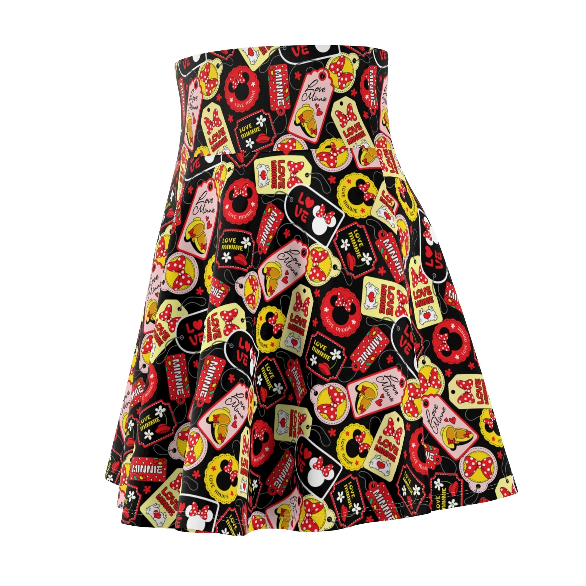 Minnie Tags Women's Skater Skirt