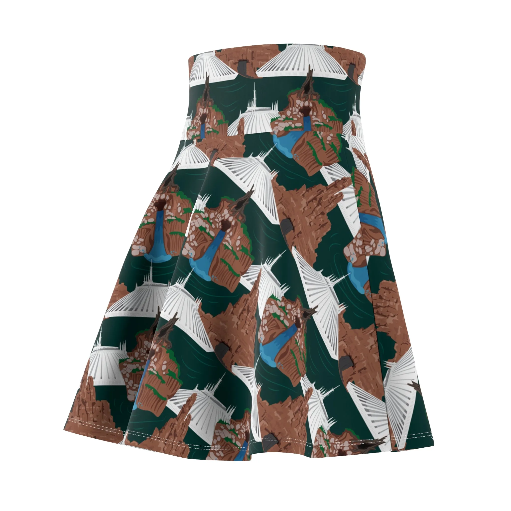 Mountains Are Calling Women's Skater Skirt