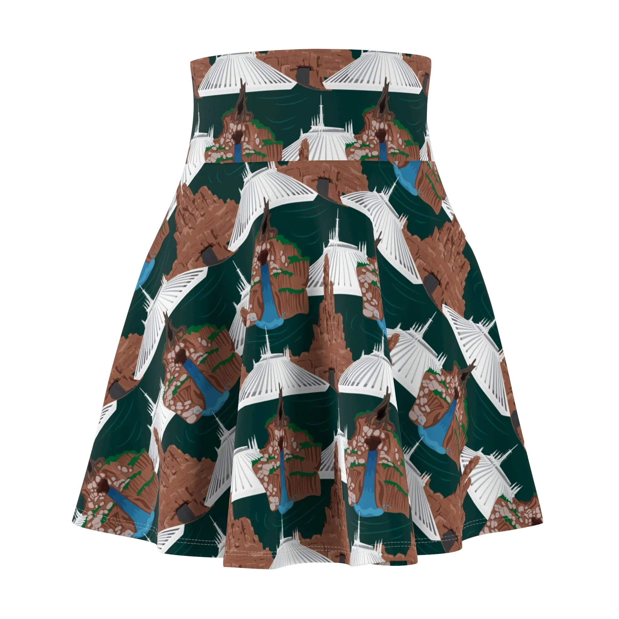 Mountains Are Calling Women's Skater Skirt