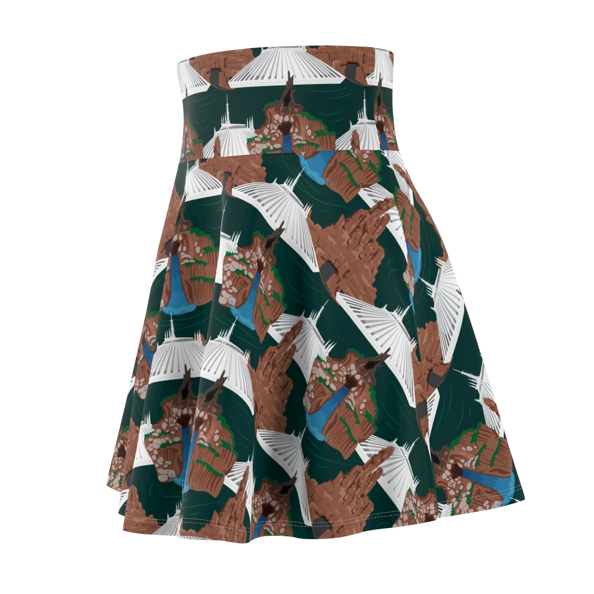 Mountains Are Calling Women's Skater Skirt