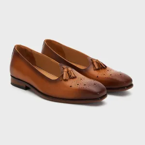 Nagra Tassel & Brogue | British Tan Leather