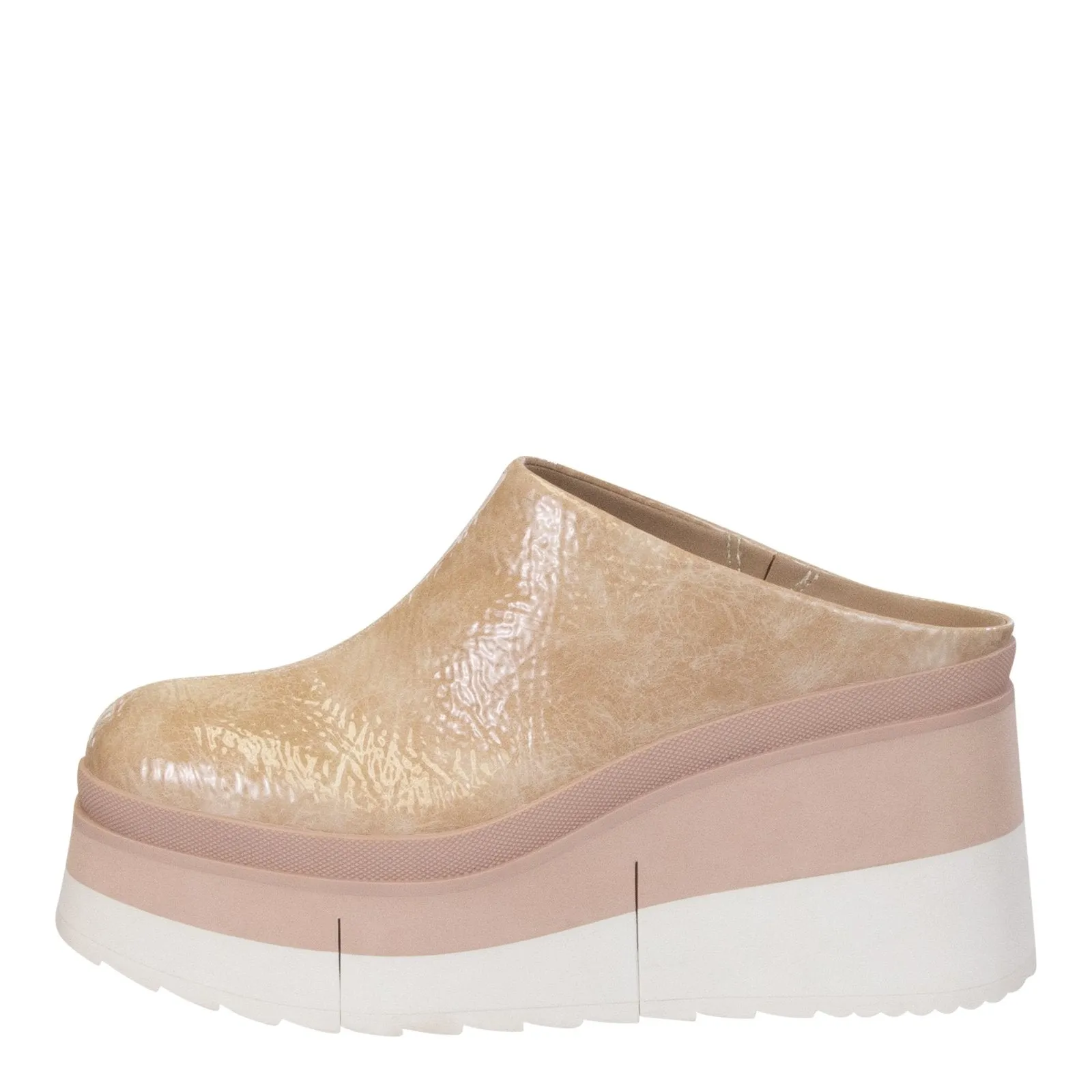 NAKED FEET: COACH in BEIGE Platform Clogs