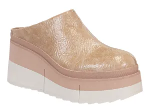 NAKED FEET: COACH in BEIGE Platform Clogs