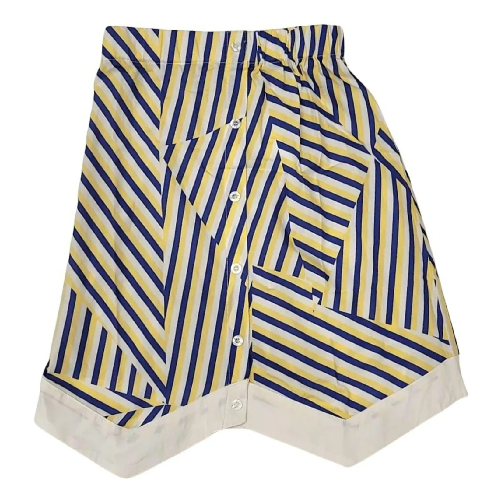 Navy/Yellow Skater Skirt