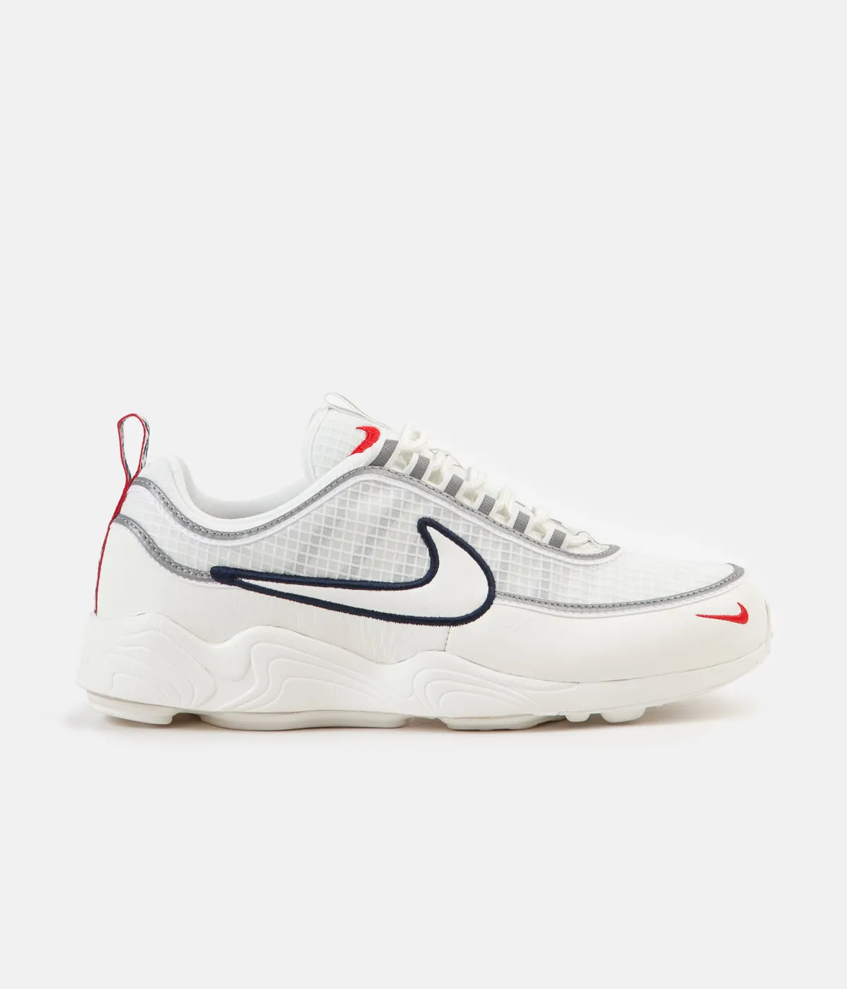 Nike Air Zoom Spiridon SE Shoes -  Sail / University Red - Obsidian