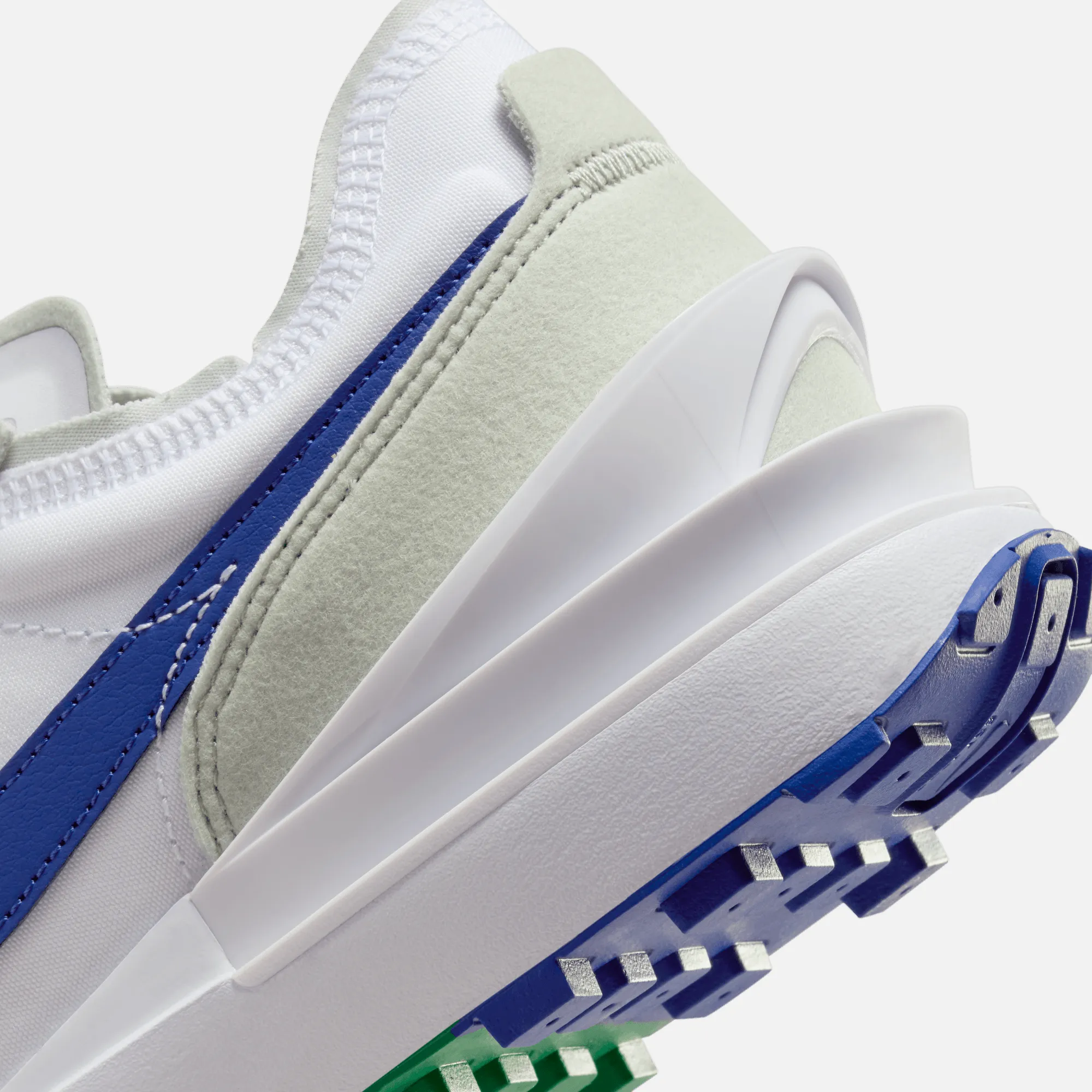 Nike Waffle One SE White Green Royal Blue