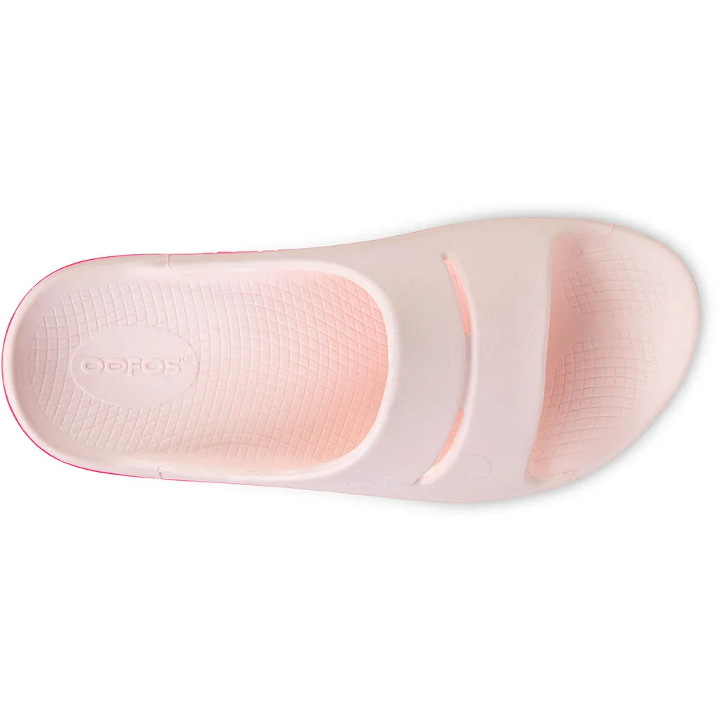 OOFOS Women's OOahh Sport Slide - Blush Fade