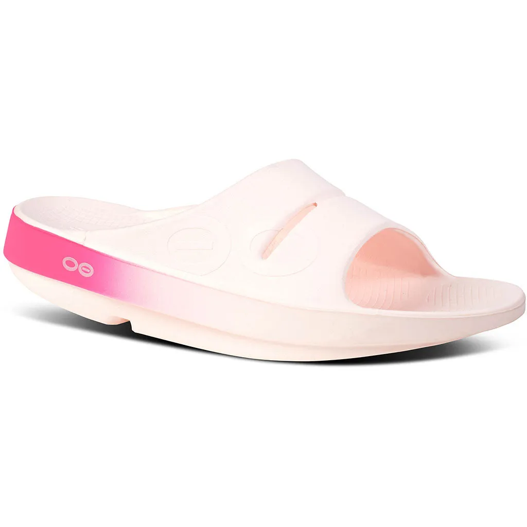 OOFOS Women's OOahh Sport Slide - Blush Fade