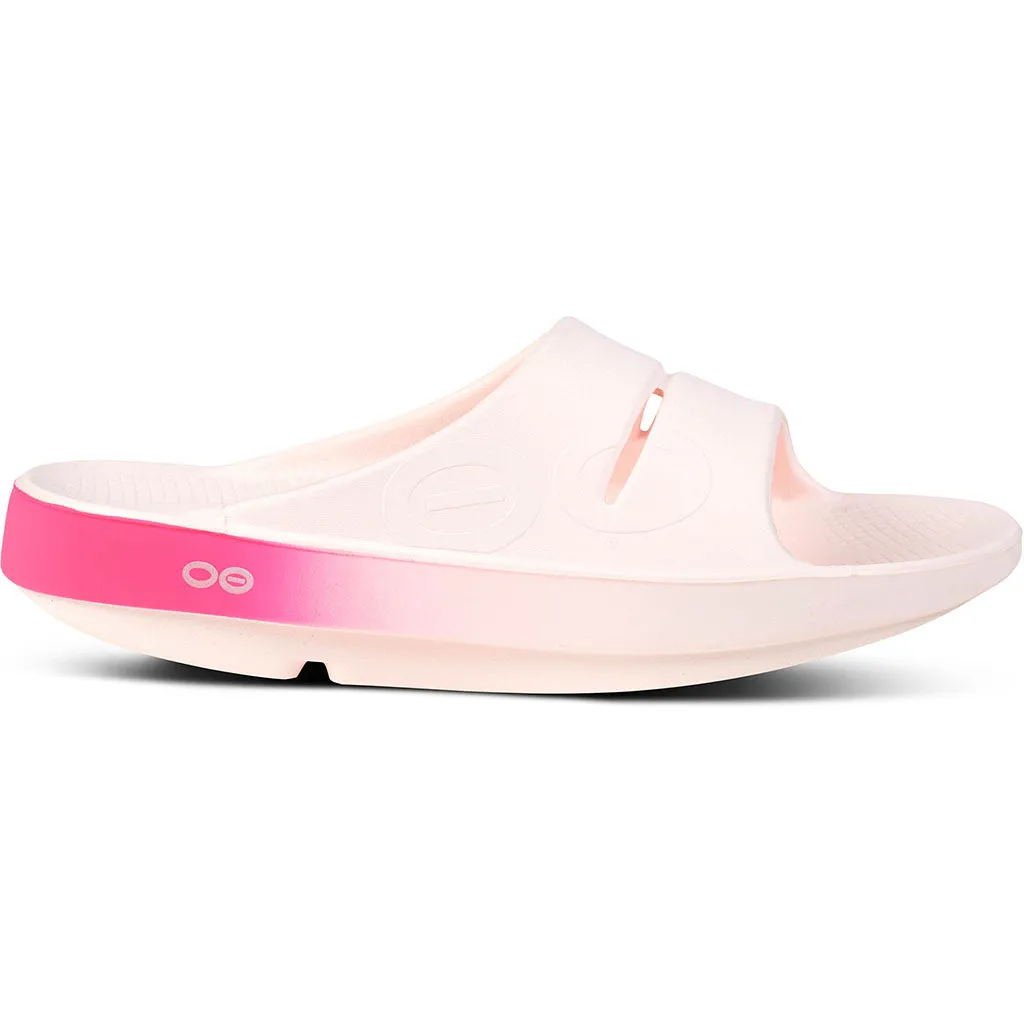 OOFOS Women's OOahh Sport Slide - Blush Fade