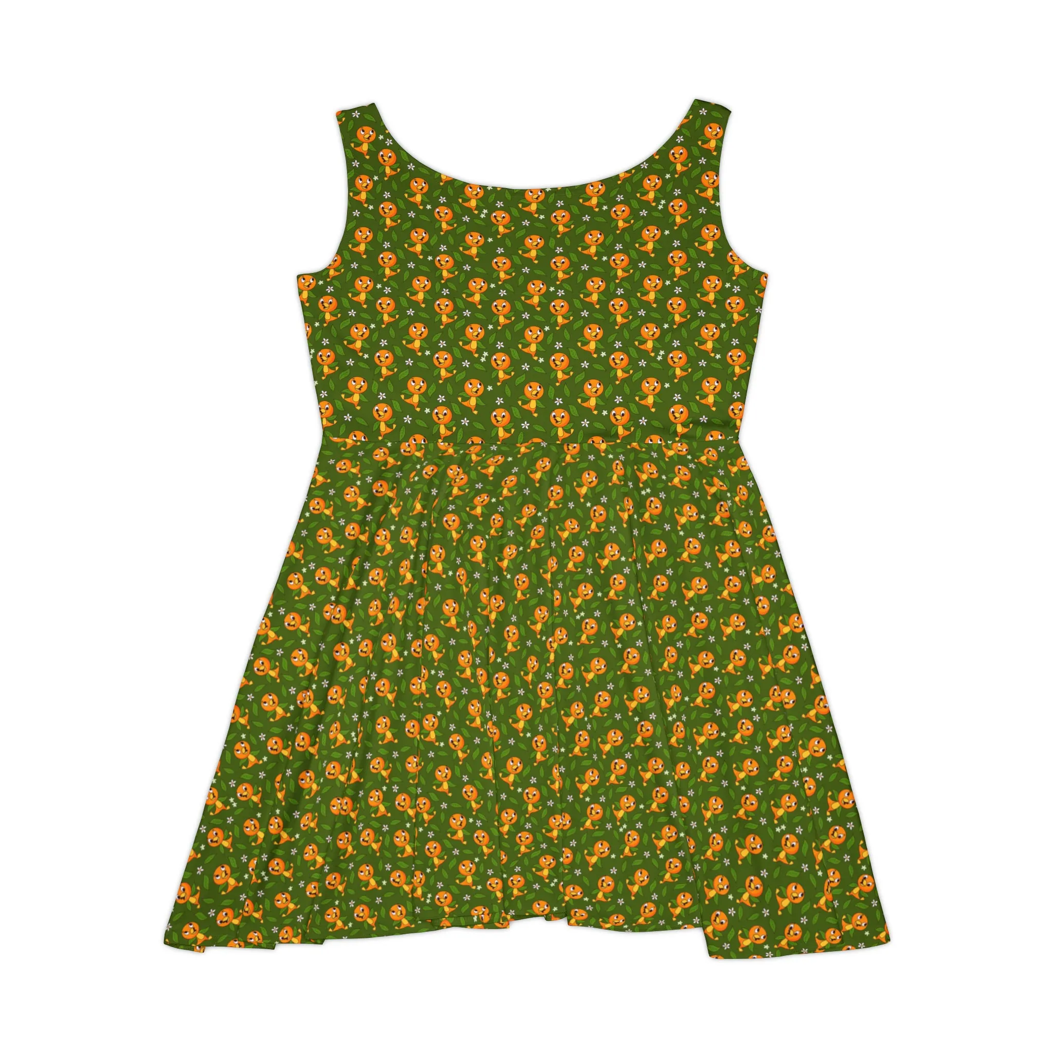 Orange Bird Women's Skater Dress