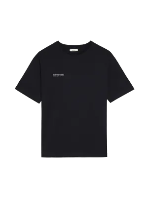 Organic Cotton Lightweight Skater T-shirt—black