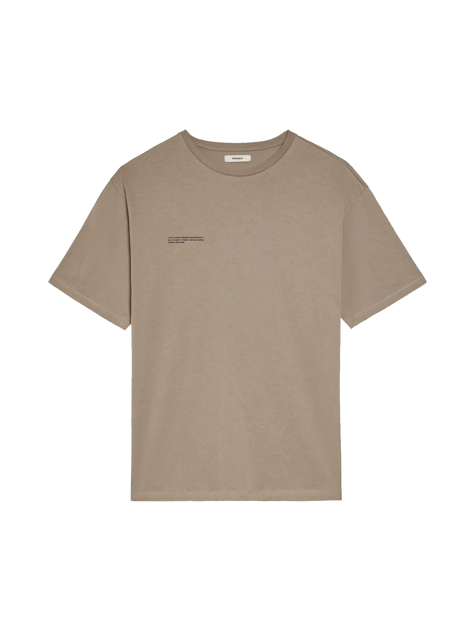 Organic Cotton Lightweight Skater T-shirt—taupe