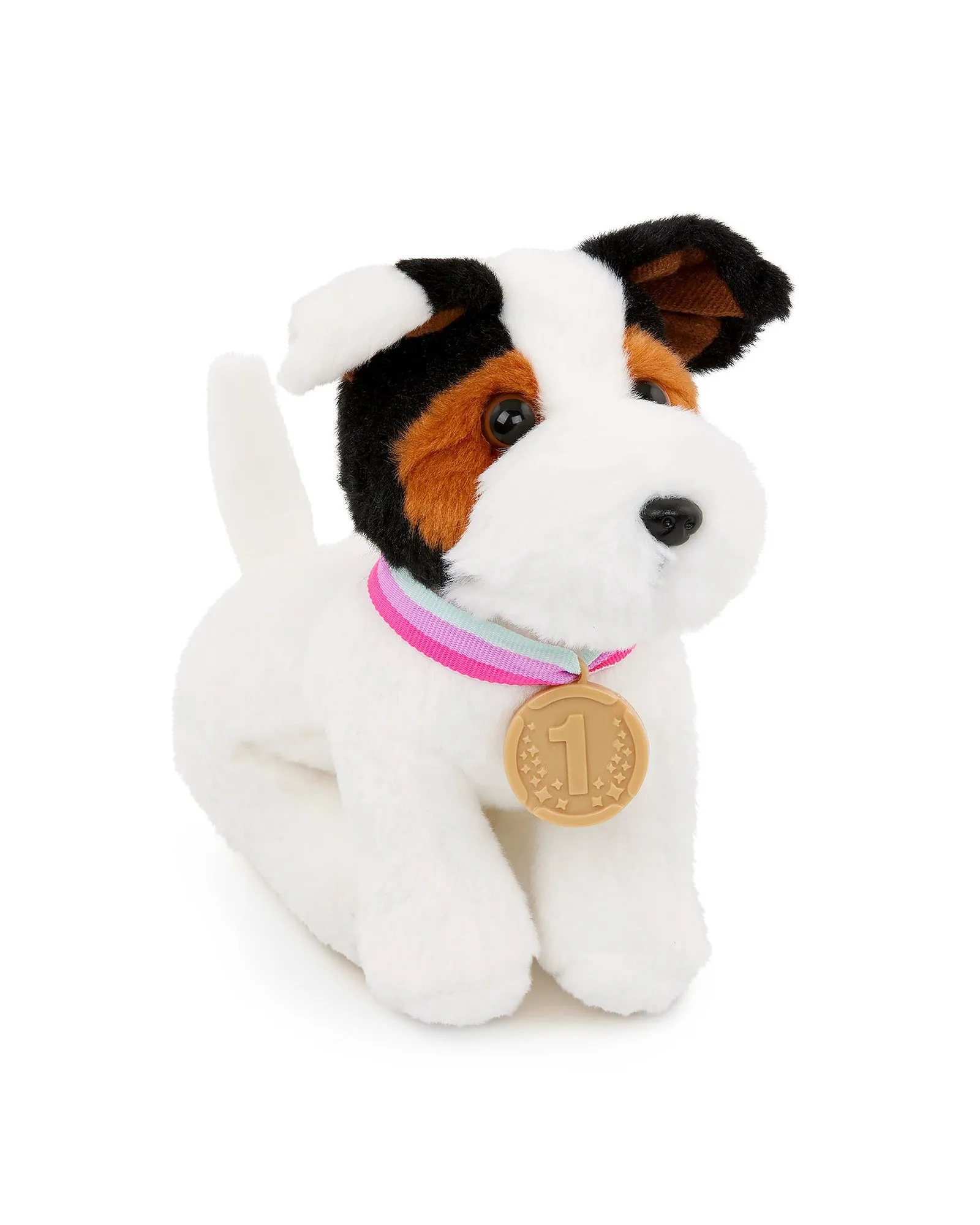 Our Generation 6 Inch Posable Parsons Russel Terrier Pup with Skateboard