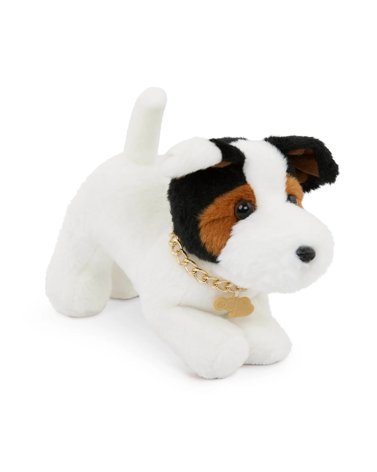 Our Generation 6 Inch Posable Parsons Russel Terrier Pup with Skateboard