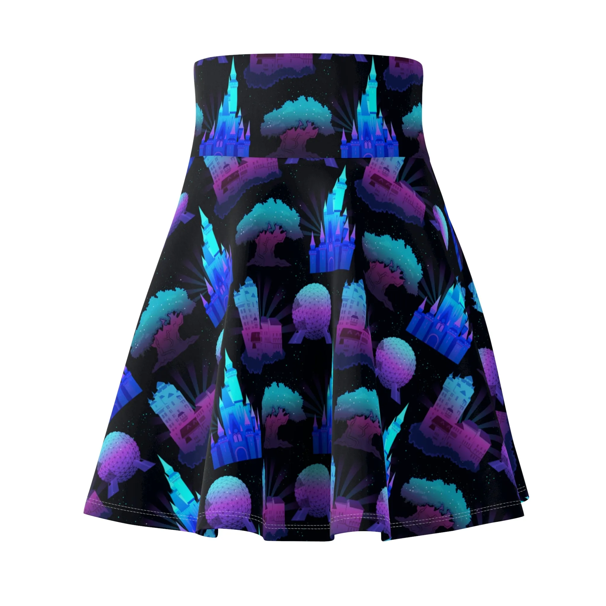 Parks At Night Women's Skater Skirt