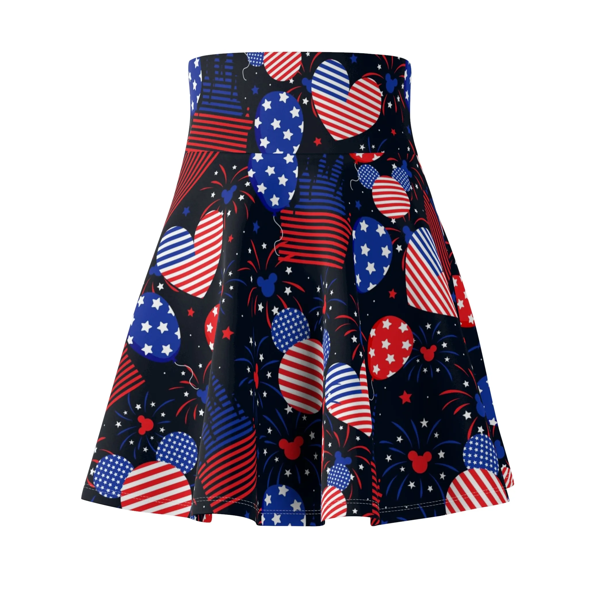 Patriotic Castles Women's Skater Skirt