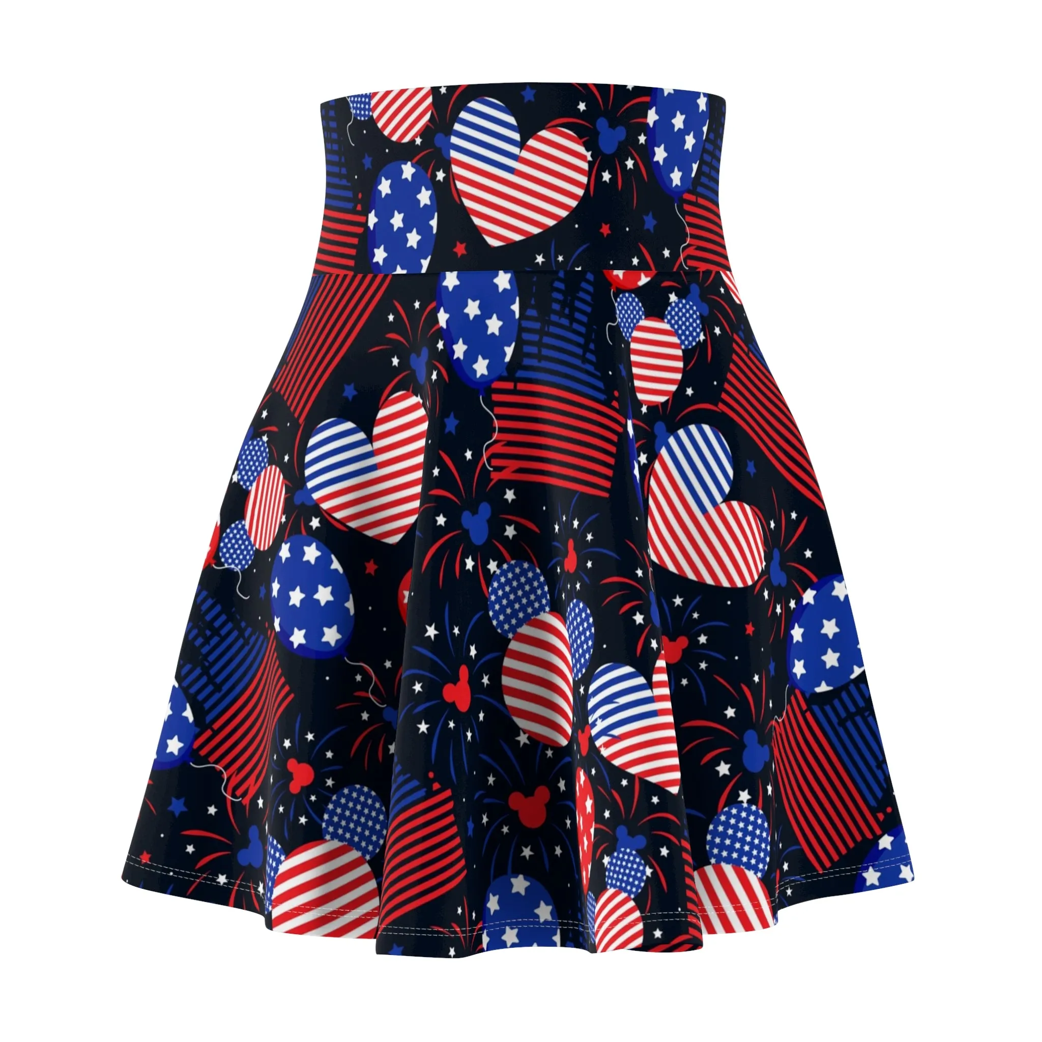 Patriotic Castles Women's Skater Skirt