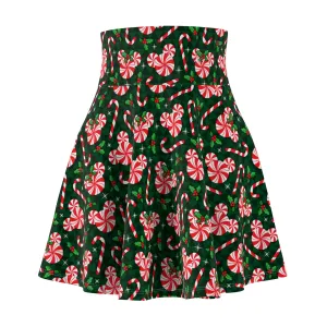 Peppermint Candy Women's Skater Skirt