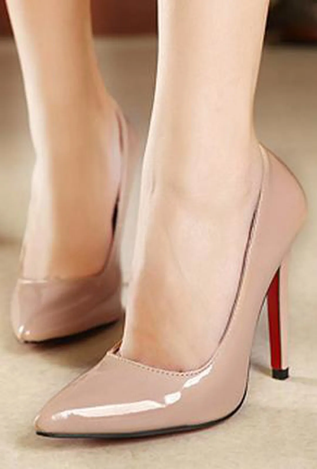 POMELO - PATENT PUMPS HEELS