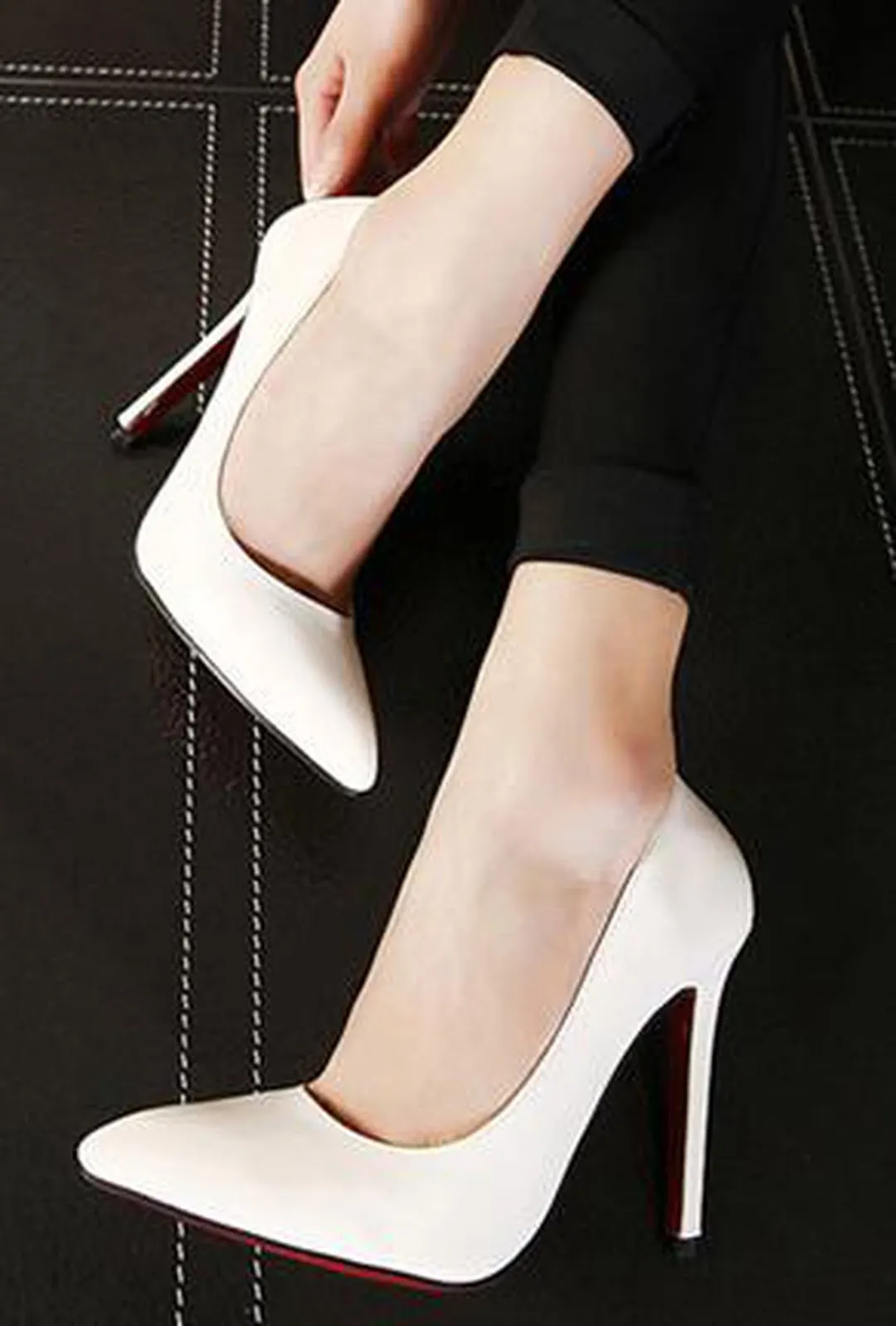 POMELO - PATENT PUMPS HEELS