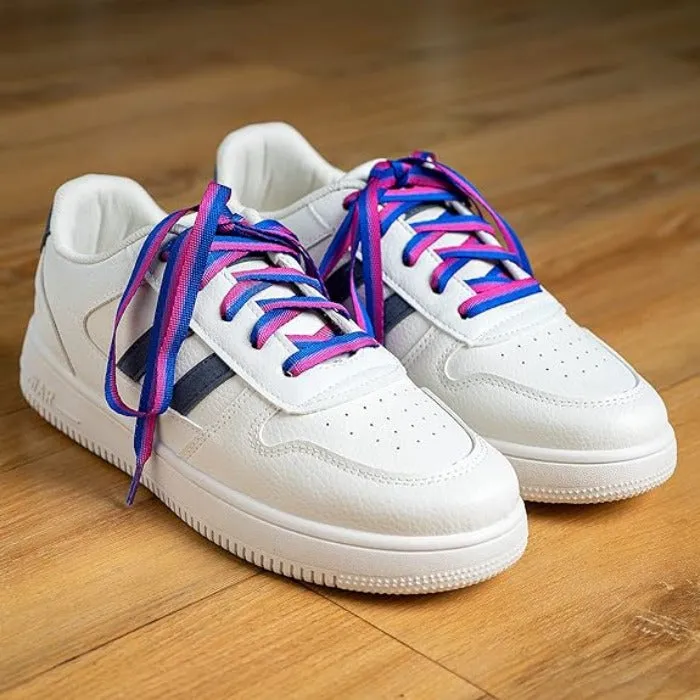 Pride ''Bisexual'' Striped Shoe Laces