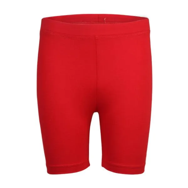 RED MINI JERSEY GIRLS BIKERS SHORTS