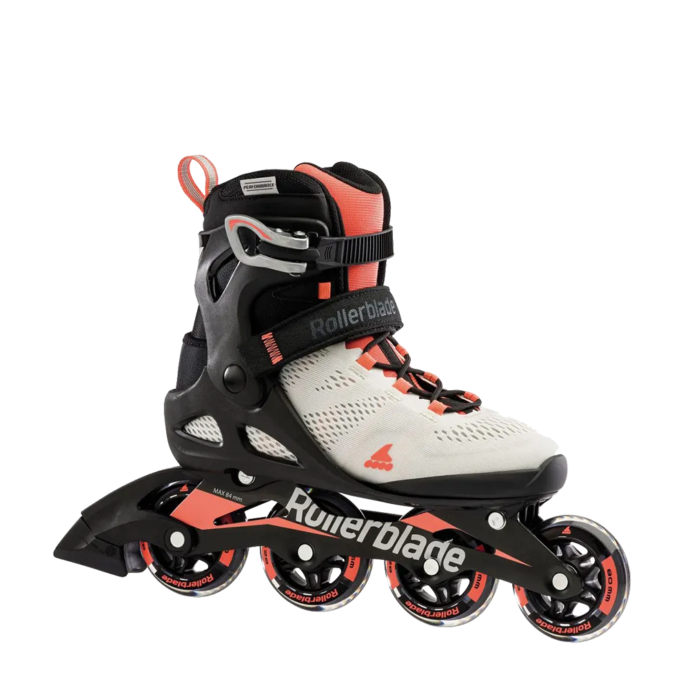 Rollerblade Macroblade 80 W - Glacier Grey/Coral