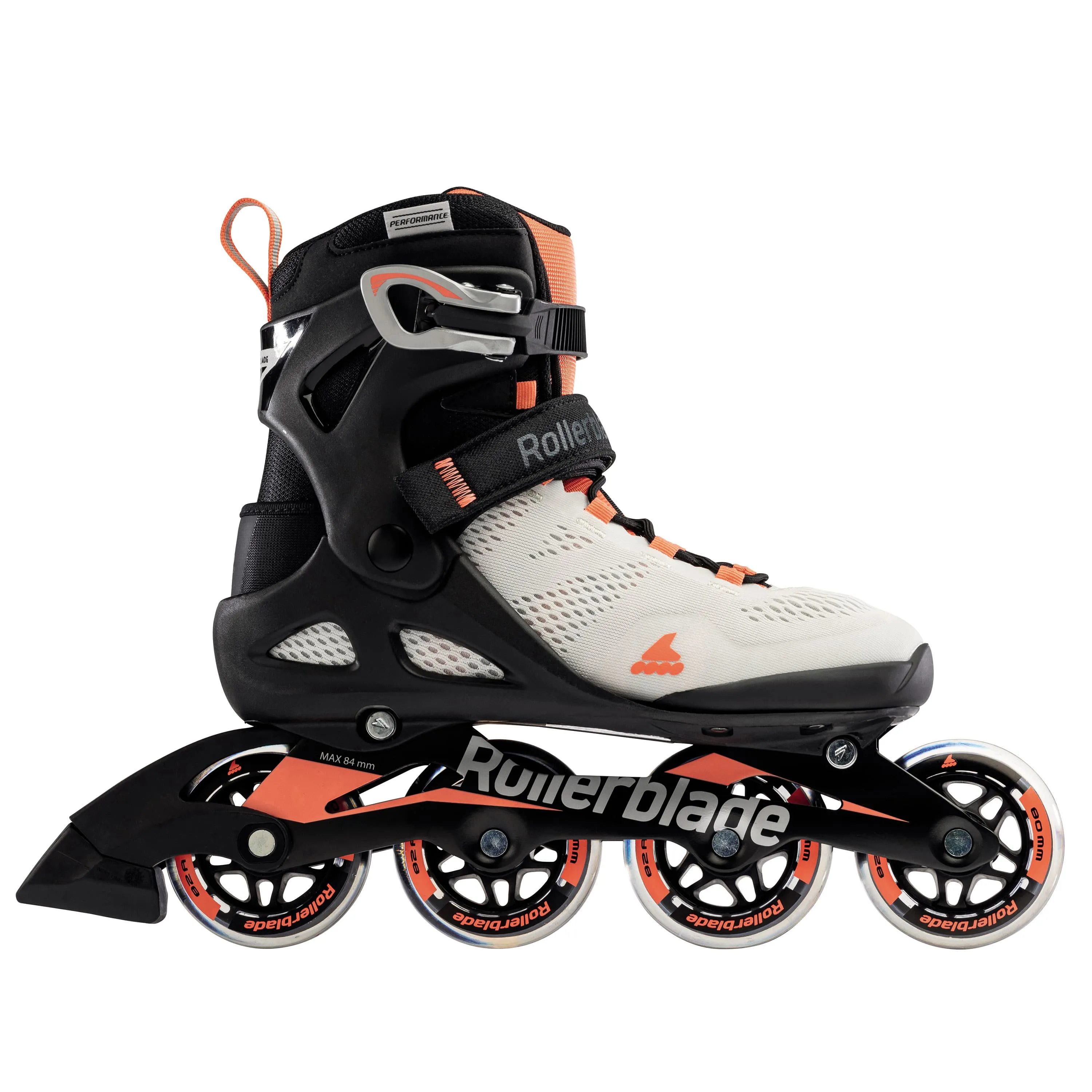 Rollerblade Macroblade 80 W - Glacier Grey/Coral