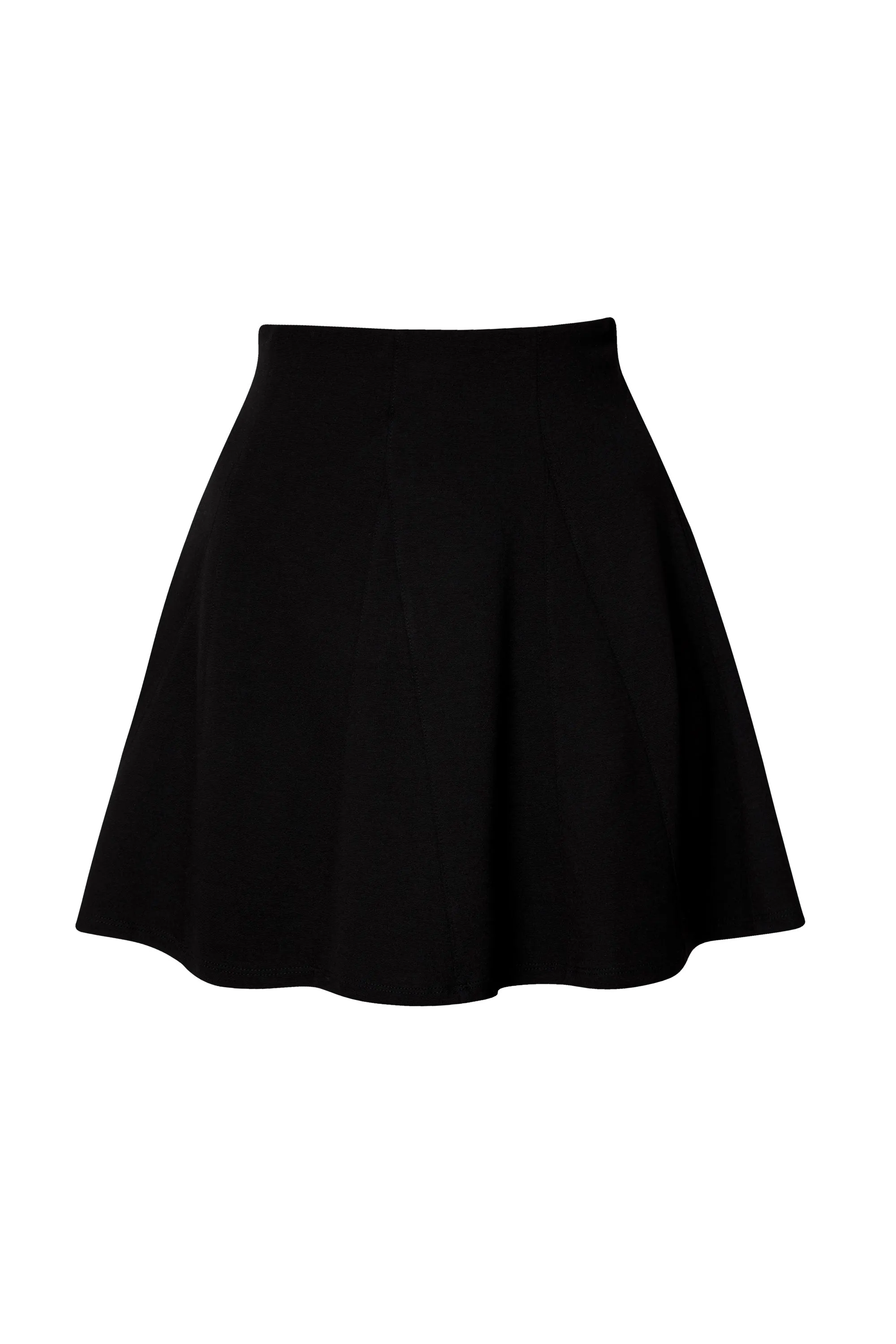 Rowa Black Mini Skater Skirt