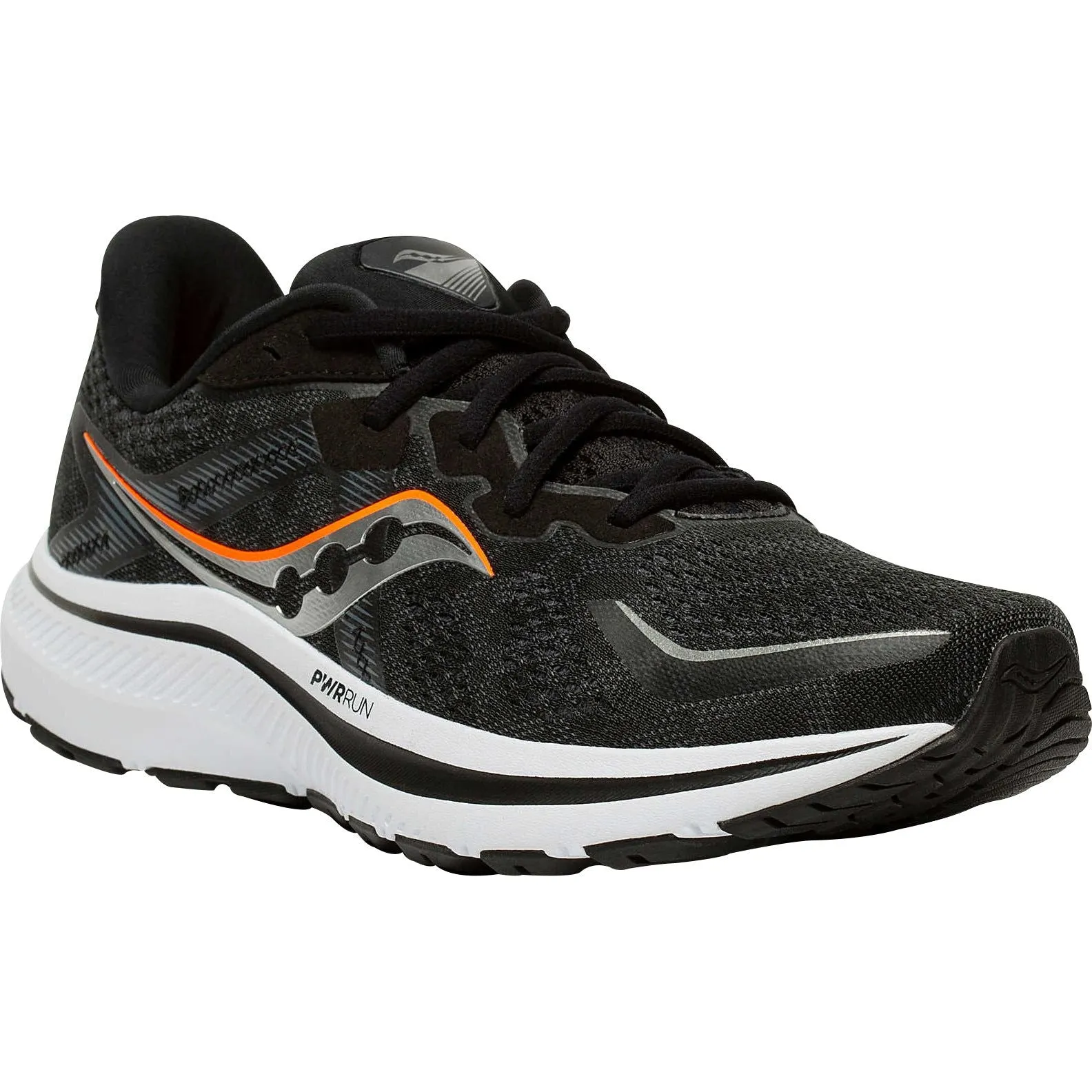 Saucony Omni 20 WIDE FIT Mens Running Shoes - Black