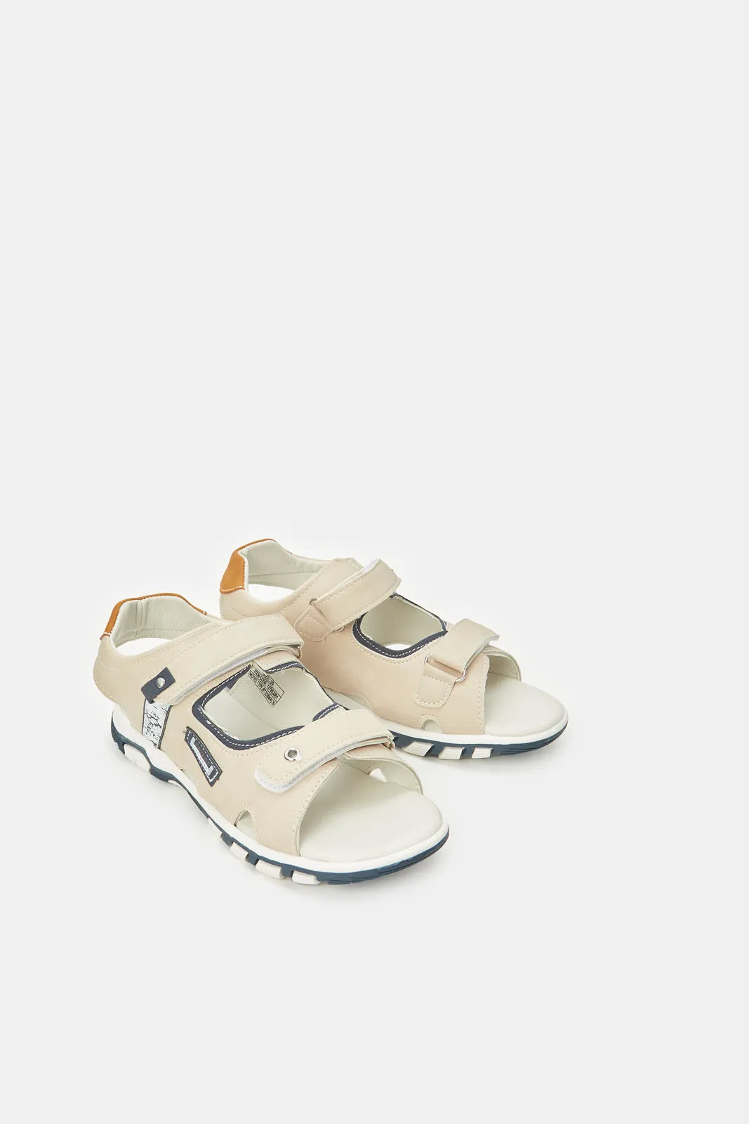 Senior Boys Grey Sporty Sandal