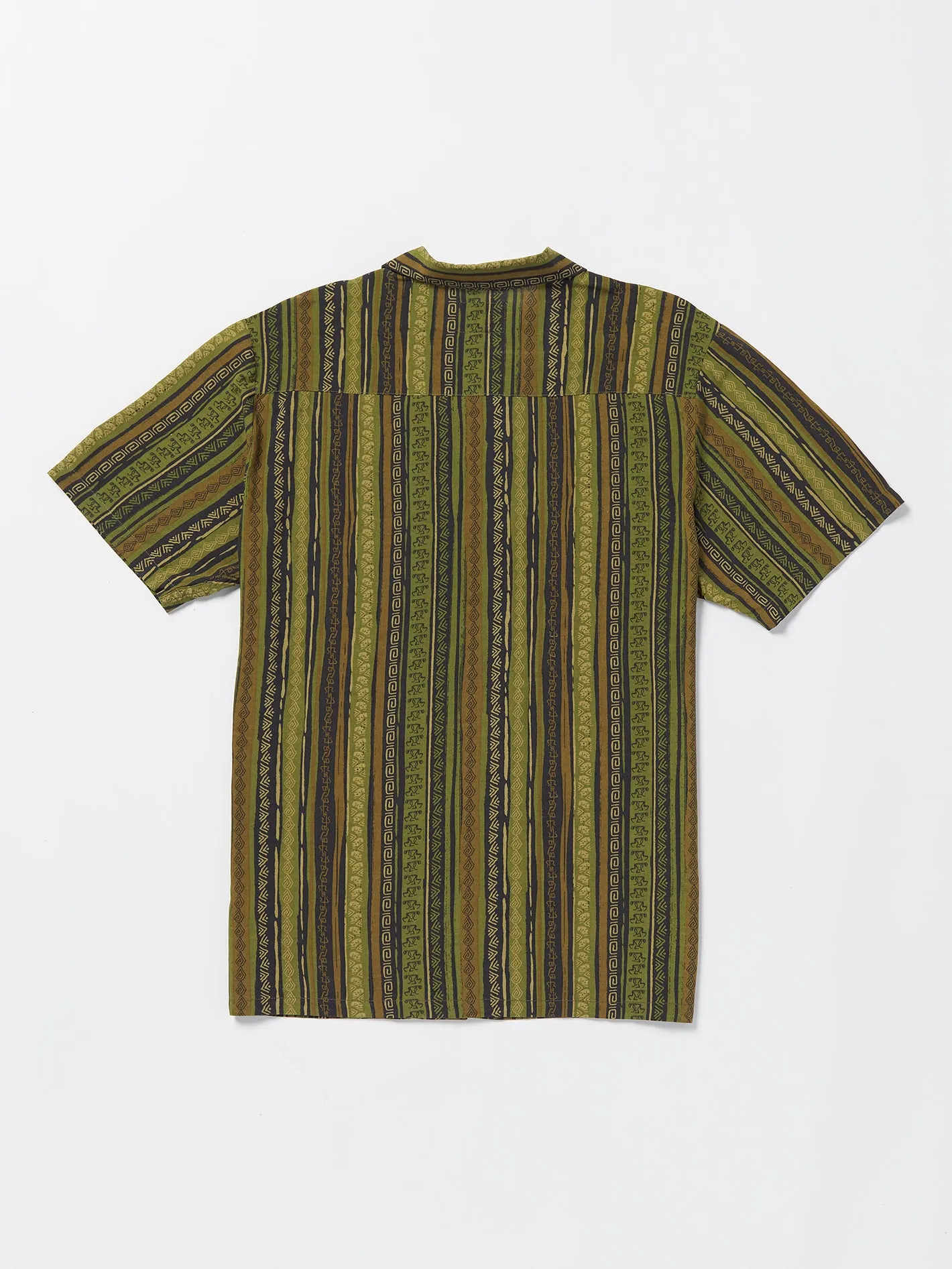 Skate Vitals Simon Bannerot Woven Short Sleeve Shirt - Dark Khaki