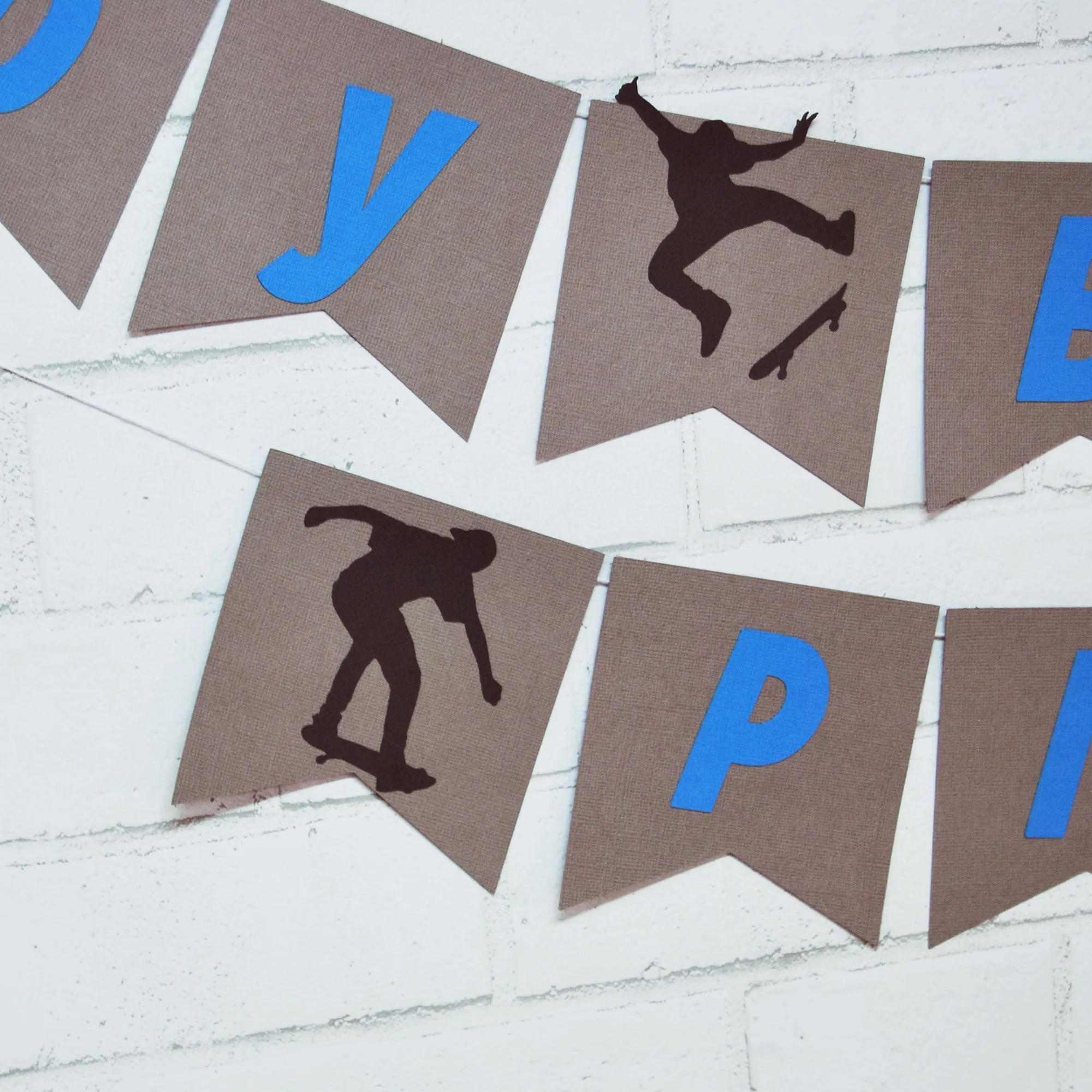 Skateboard Birthday Banner