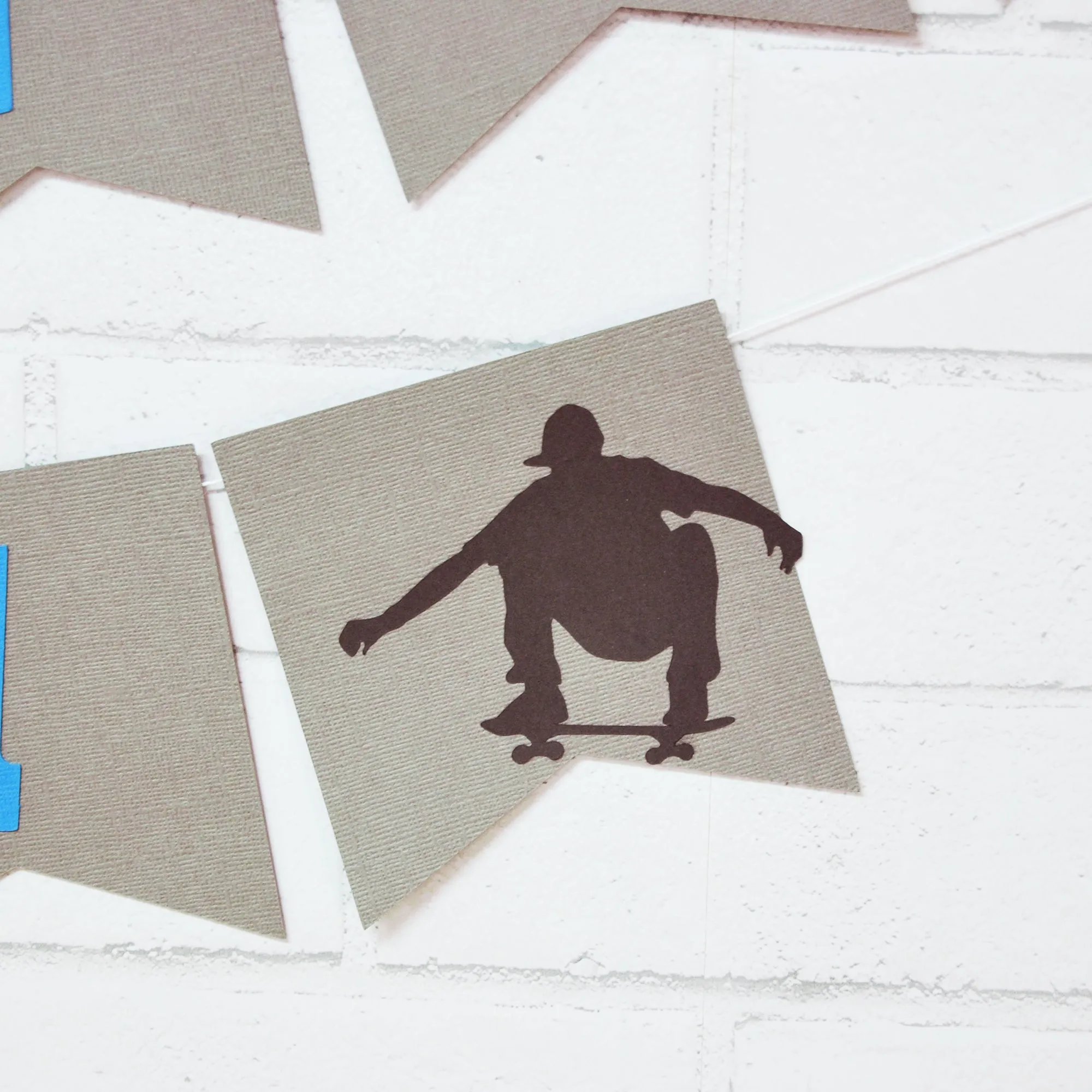 Skateboard Birthday Banner