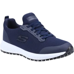 Skechers Work Squad Slip Resistant Shoe - Navy