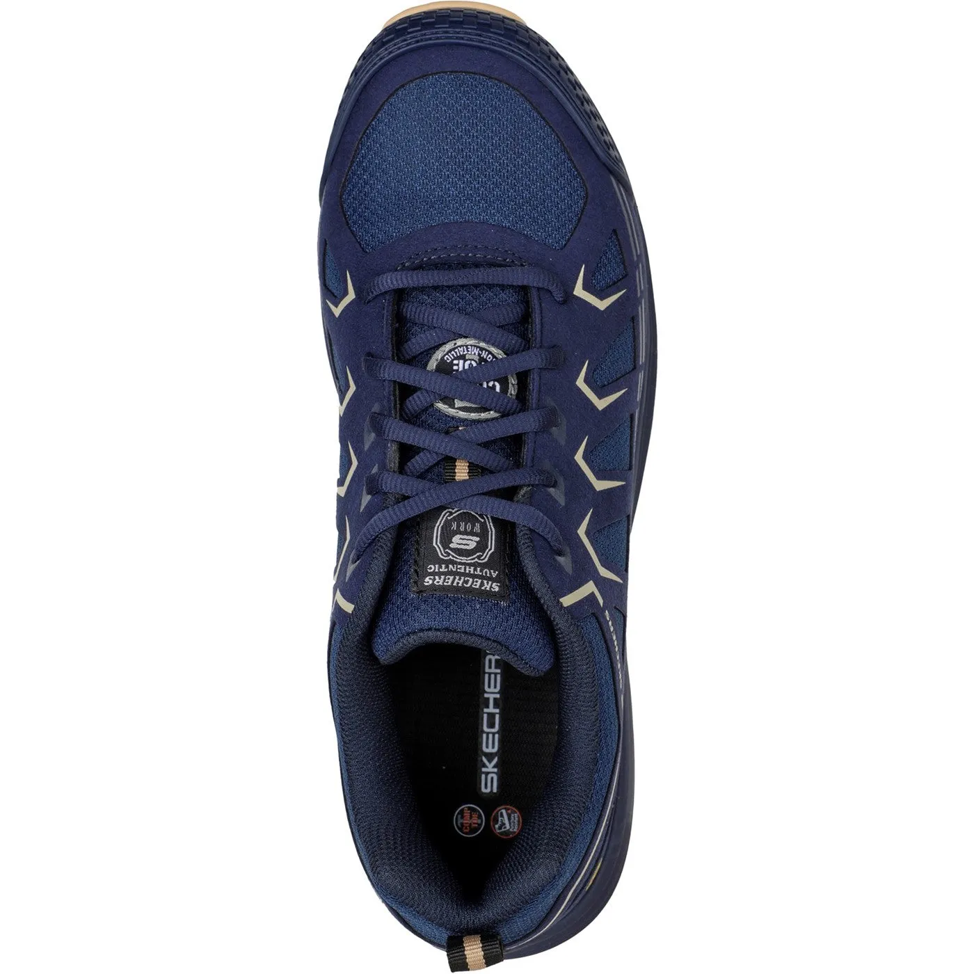 Skechers Workwear Malad II Safety Trainers S1 Navy/Tan