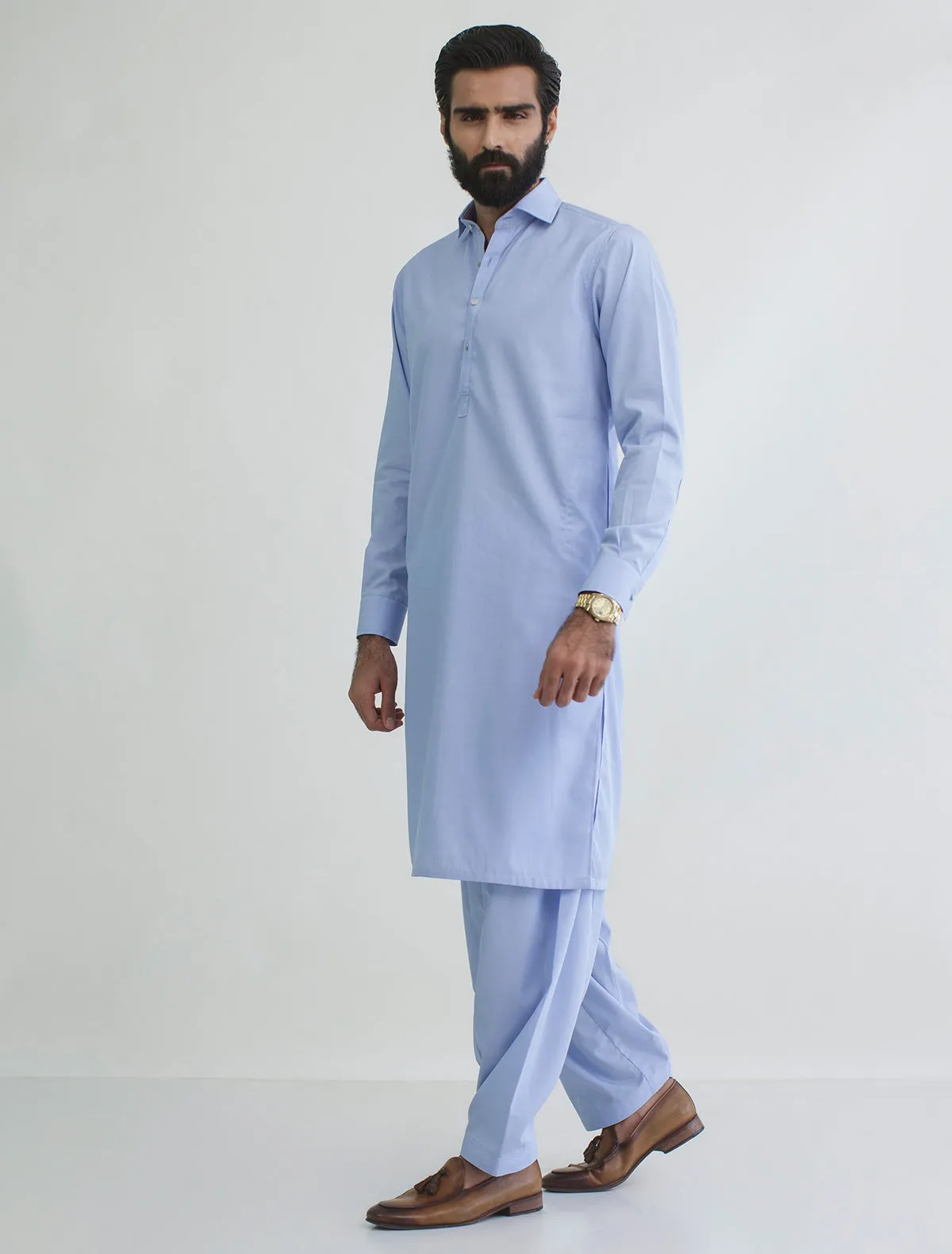 SKY BLUE KAMEEZ SHALWAR