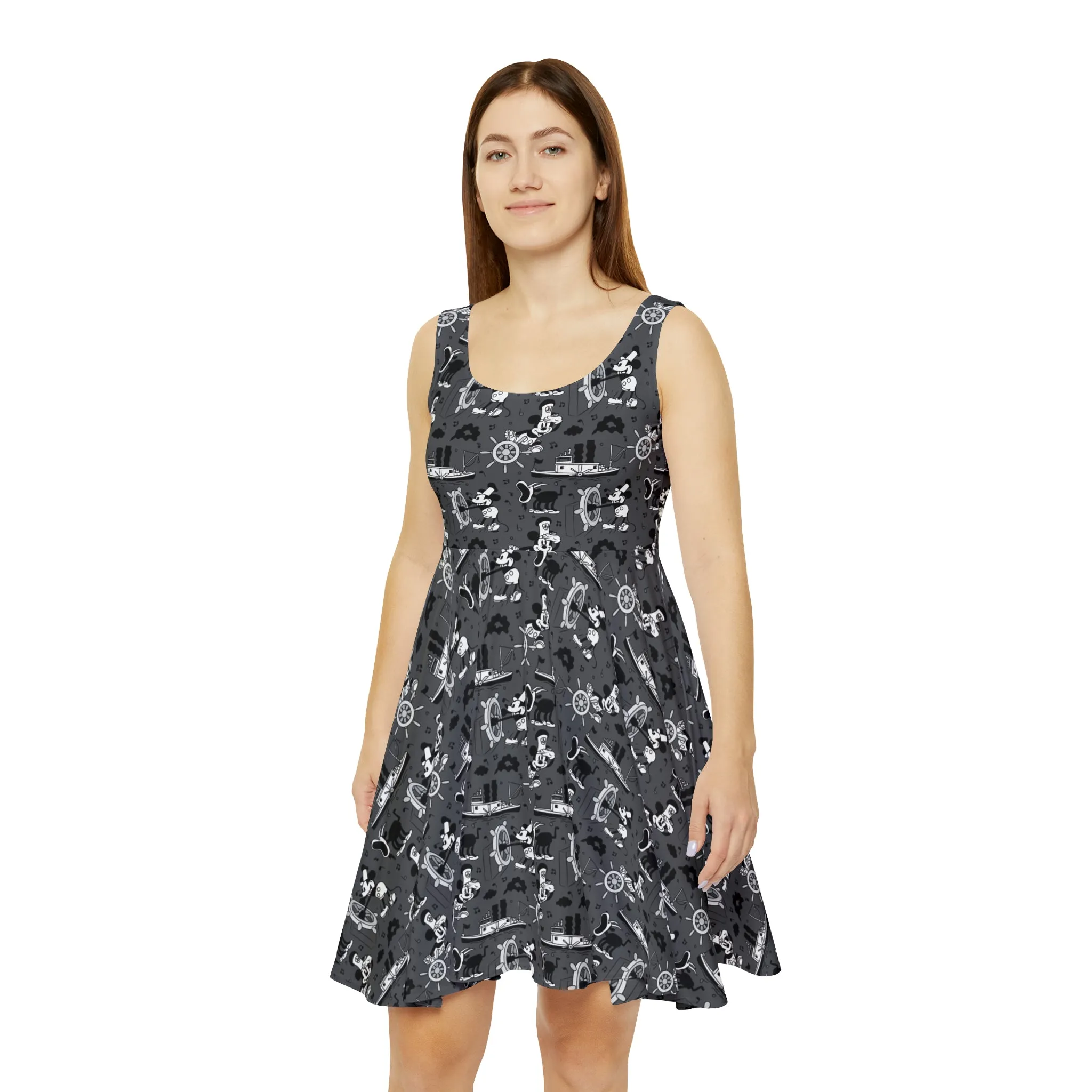 Steamboat Mickey Women's Skater Dress