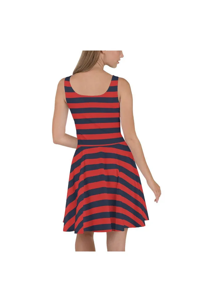 Stripe It Rich Skater Dress