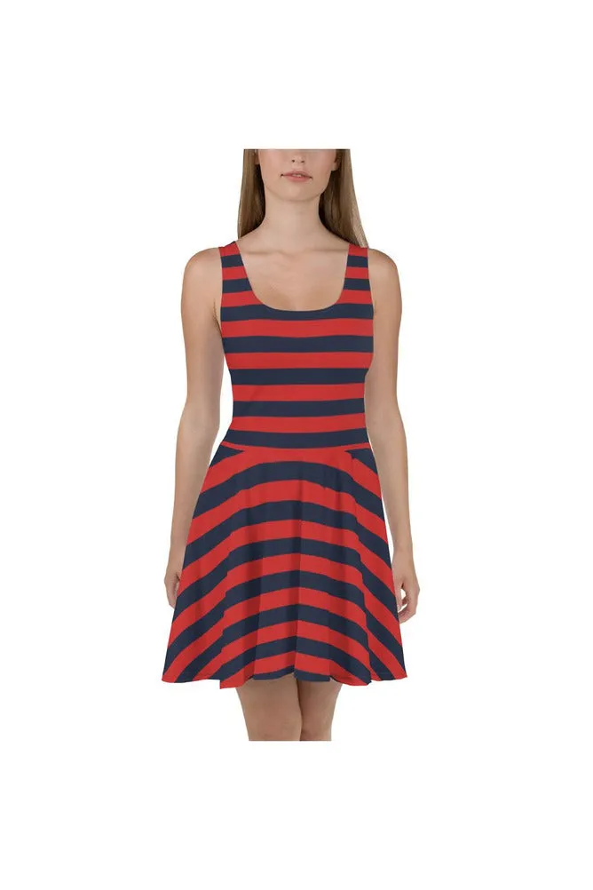 Stripe It Rich Skater Dress