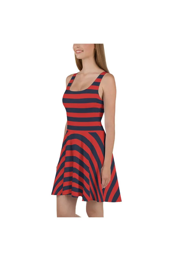 Stripe It Rich Skater Dress