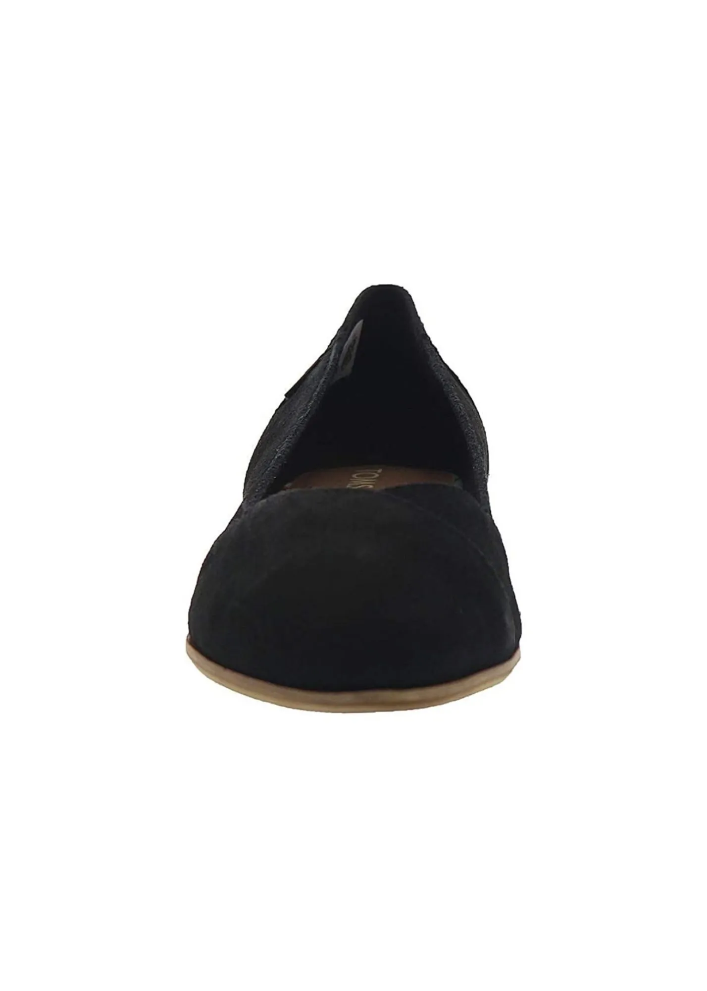 TOMS Black Suede Julie Flat - FINAL SALE