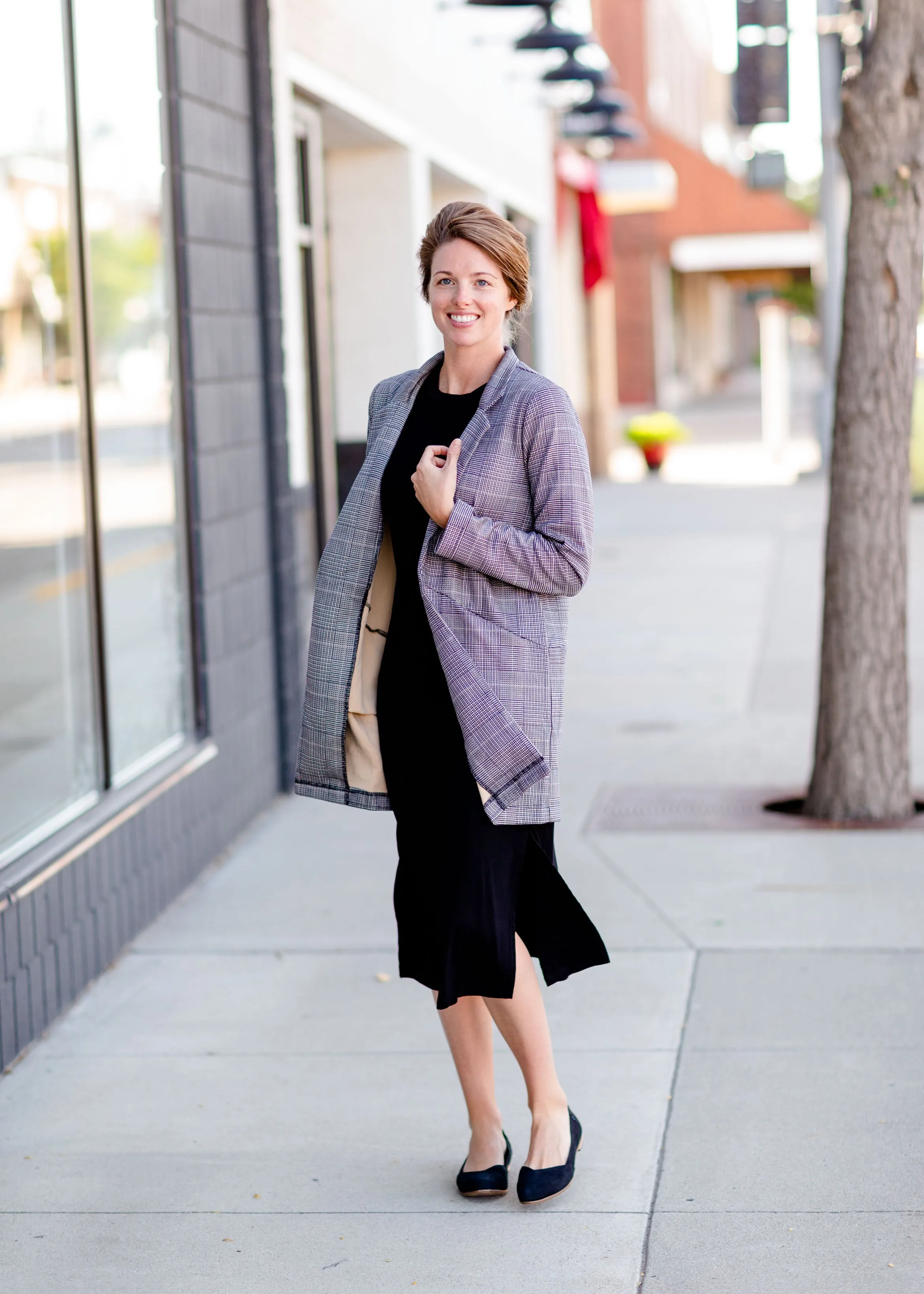 TOMS Black Suede Julie Flat - FINAL SALE